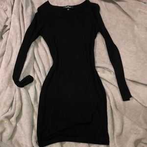 Black cotton dress from lulu